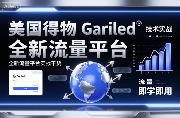 美国得物Gariled技术实战,全新流量平台实战干货,即学即用